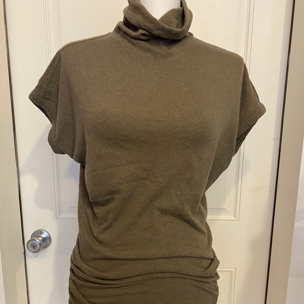 Rick Owens Lillies Wool Jersey Tunic Top